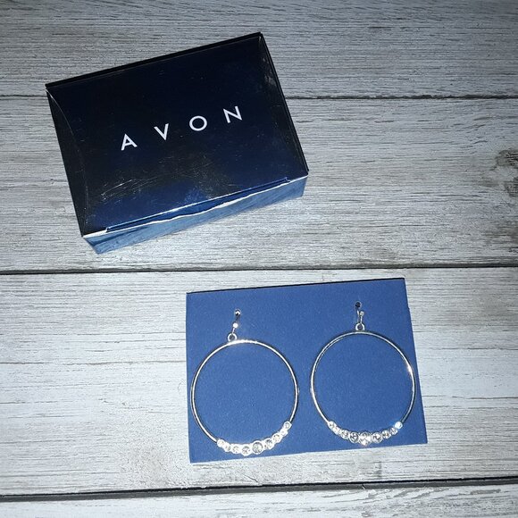 Believe in Love | Sparkly hoop Earrings - Picture 1 of 2